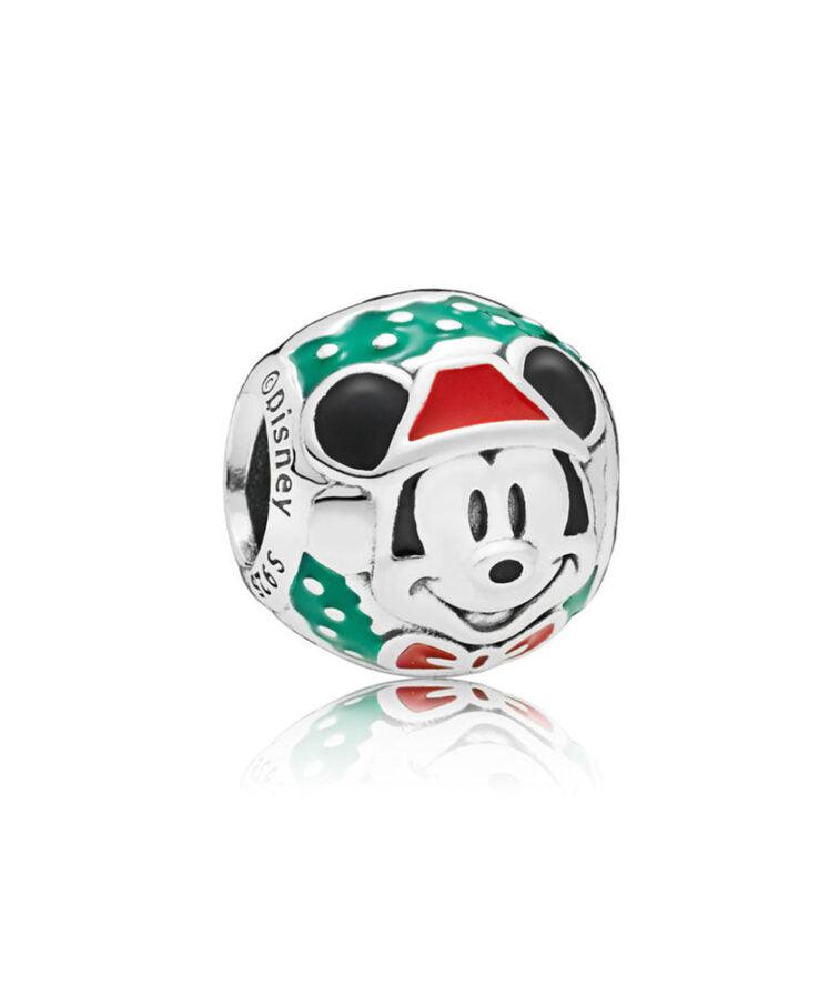 Charm Pandora disney Mickey Mouse babbo natale