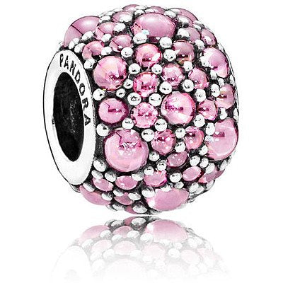 Charm Pandora Gocce Scintillanti Rosa - CHARM