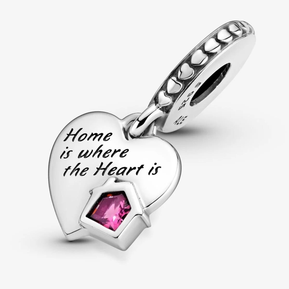 Charm Pendente A Cuore Love My Home