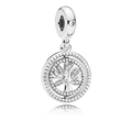 Charm Pendente Albero della Famiglia Girevole