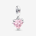 Charm Pendente Albero della Famiglia Rosa