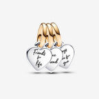 Charm Pendente "Amici per sempre" Divisibile