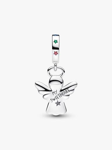 Charm Pendente Angelo Pan di Zenzero Argento Sterling 925 - CHARM