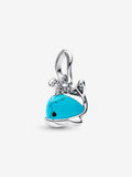 Charm Pendente Balena Turchese Argento Sterling 925 - CHARM