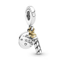 Charm Pendente Bicolore Candela Di Compleanno
