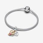 Charm Pendente Cuore con Freccia da incidere - CHARM