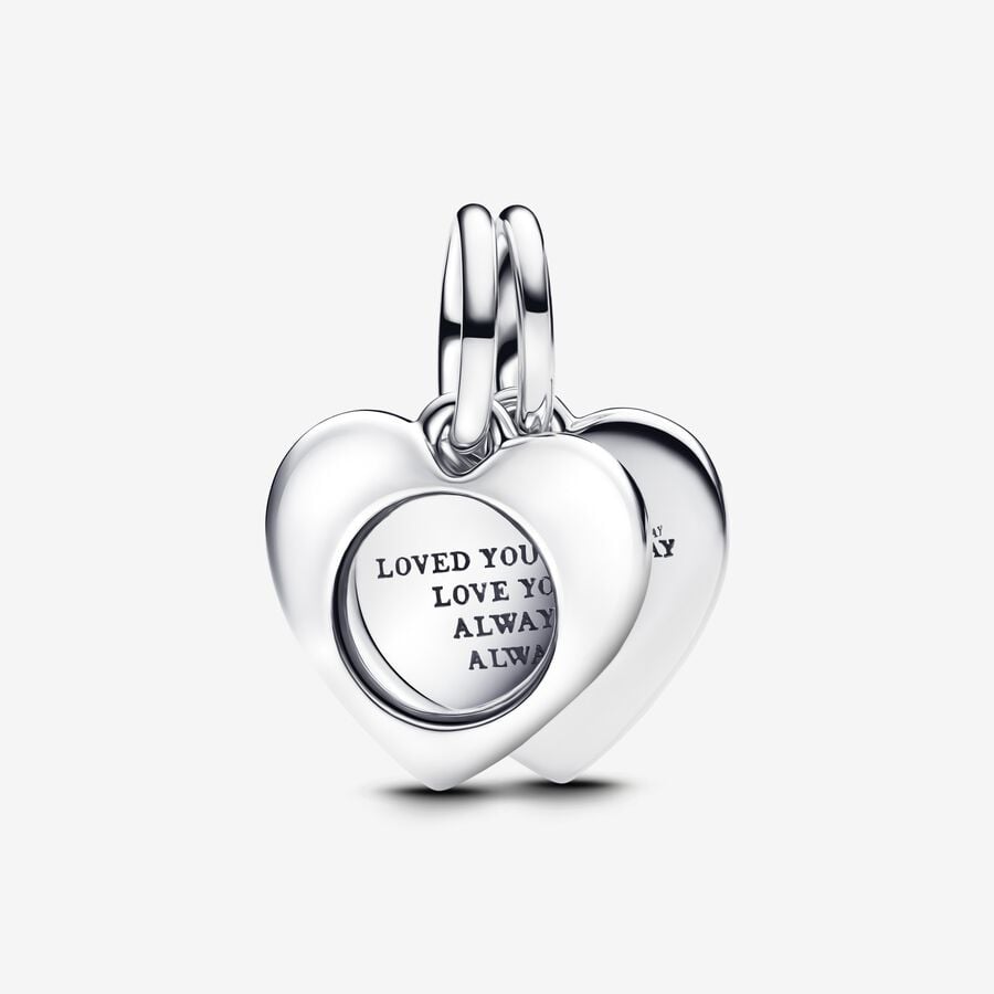 Charm Pendente Cuore con Lente di Ingrandimento - CHARM