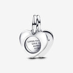 Charm Pendente Cuore con Lente di Ingrandimento - CHARM