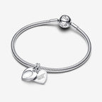 Charm Pendente Cuore con Lente di Ingrandimento - CHARM