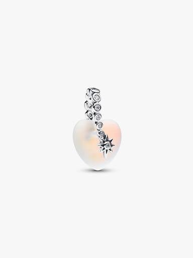 Charm Pendente Cuore e Stella Cadente Argento Sterling 925 - CHARM