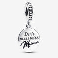 Charm Pendente “Don’t’ Mess with Mama” da incidere