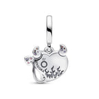 Charm Pendente Doppio Cuore Heart on fire’