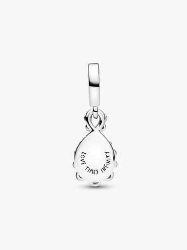 Charm Pendente Doppio Infinito Opalescente Argento Sterling 925 - CHARM