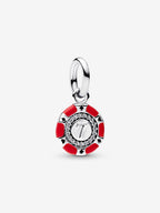 Charm Pendente Fiche da Poker Argento Sterling 925 - CHARM