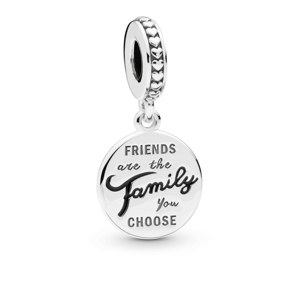 Charm Pendente Gli amici sono la Famiglia che scegliamo