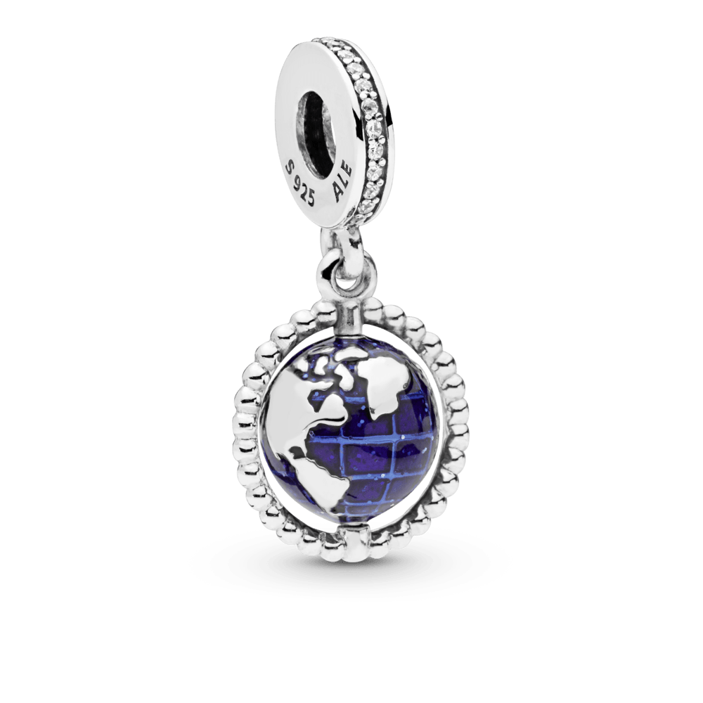 Charm Pendente Globo Girevole