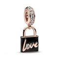 Charm Pendente Lucchetto "Love"