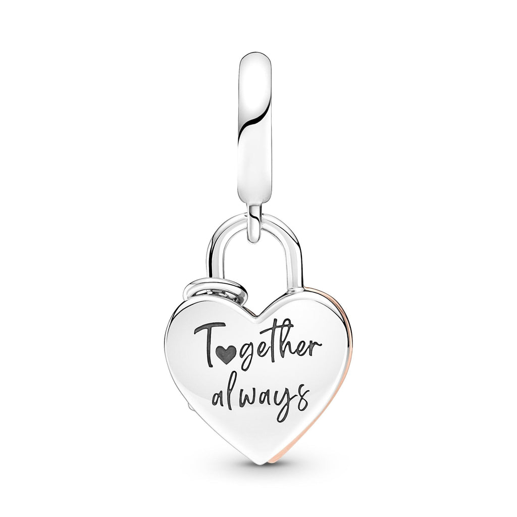 Charm Pendente Lucchetto "Together Always"