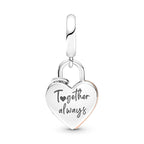 Charm Pendente Lucchetto "Together Always"