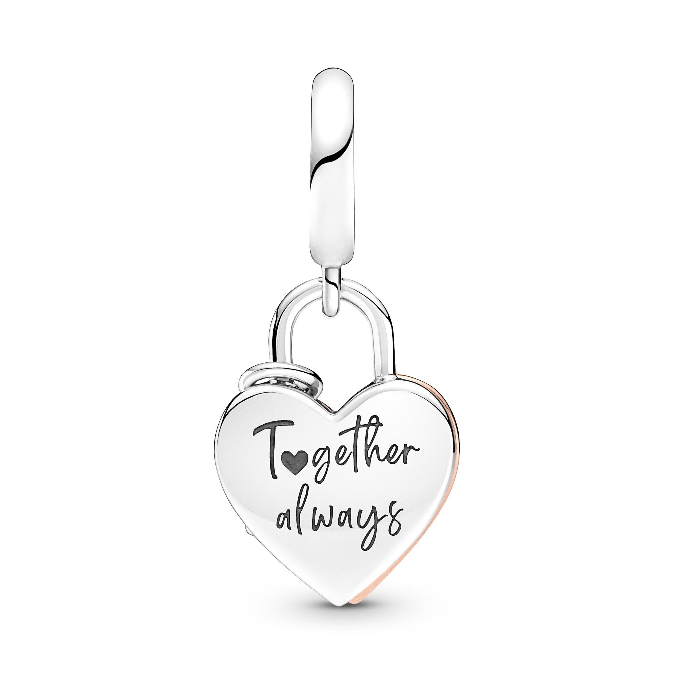 Charm Pendente Lucchetto "Together Always"