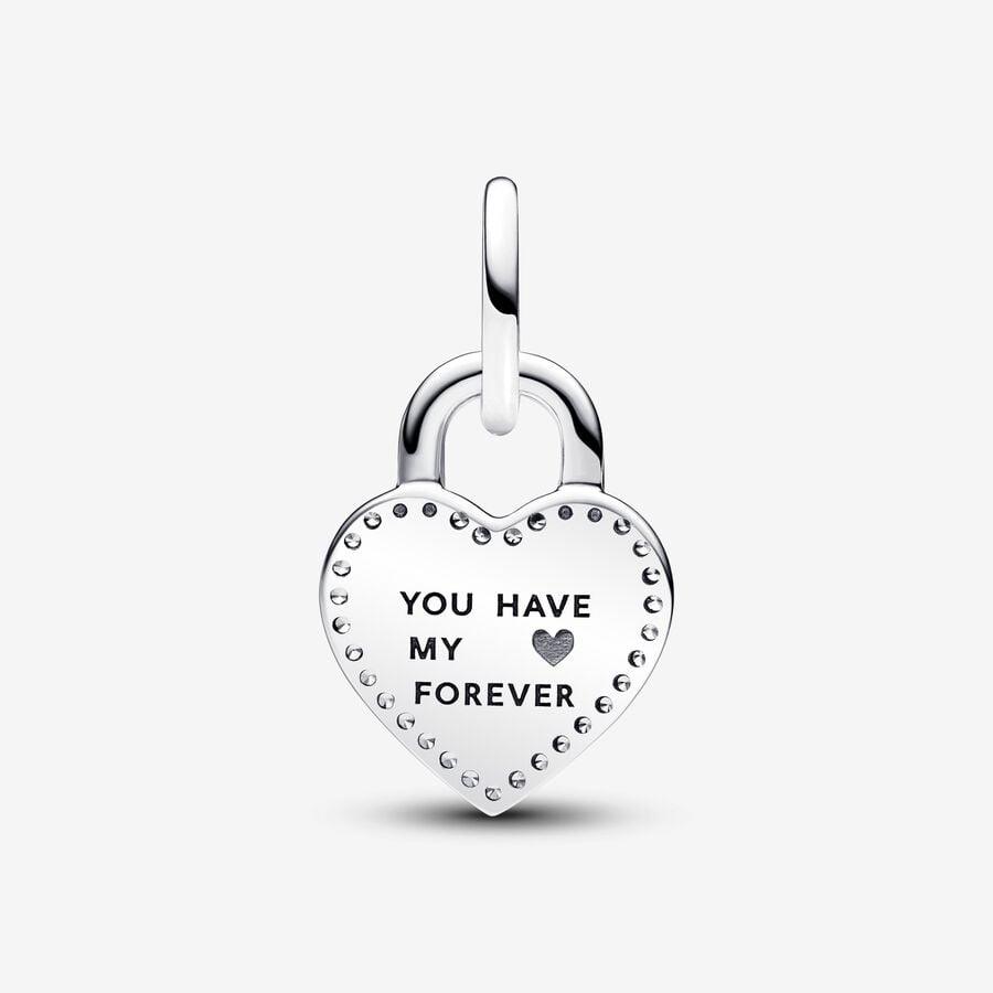 Charm Pendente Lucchetto "True Love"