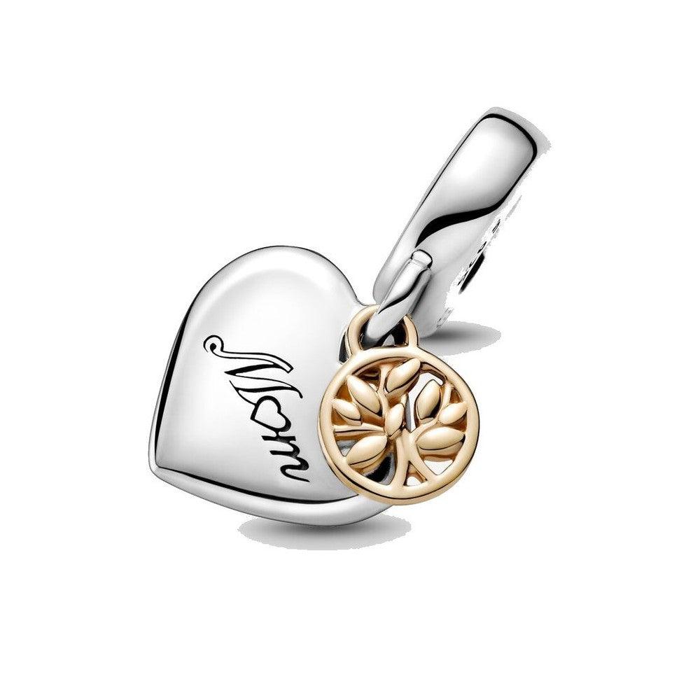 Charm Pendente Mamma E Albero Della Famiglia