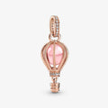 Charm Pendente Mongolfiera Rosa