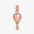 Charm Pendente Mongolfiera Rosa