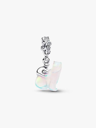 Charm Pendente Orso Polare Mamma e Cucciolo Argento Sterling 925 - CHARM