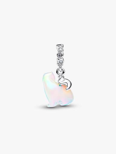 Charm Pendente Orso Polare Mamma e Cucciolo Argento Sterling 925 - CHARM