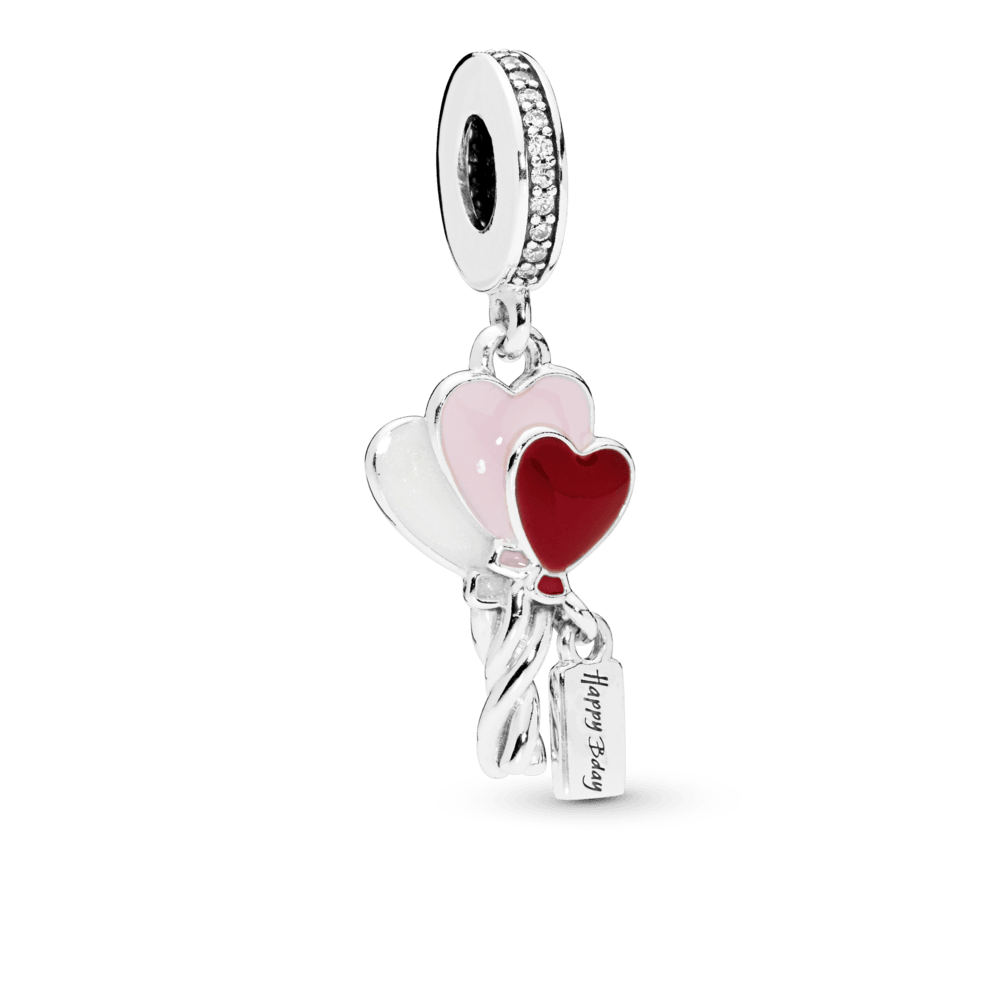 Charm Pendente Palloncini Compleanno