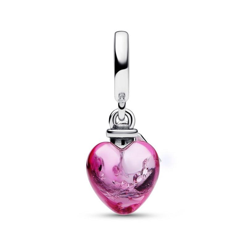 Charm pendente Pendente Pozione Amore in Vetro di Murano