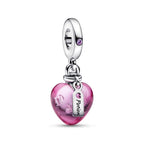 Charm pendente Pendente Pozione Amore in Vetro di Murano