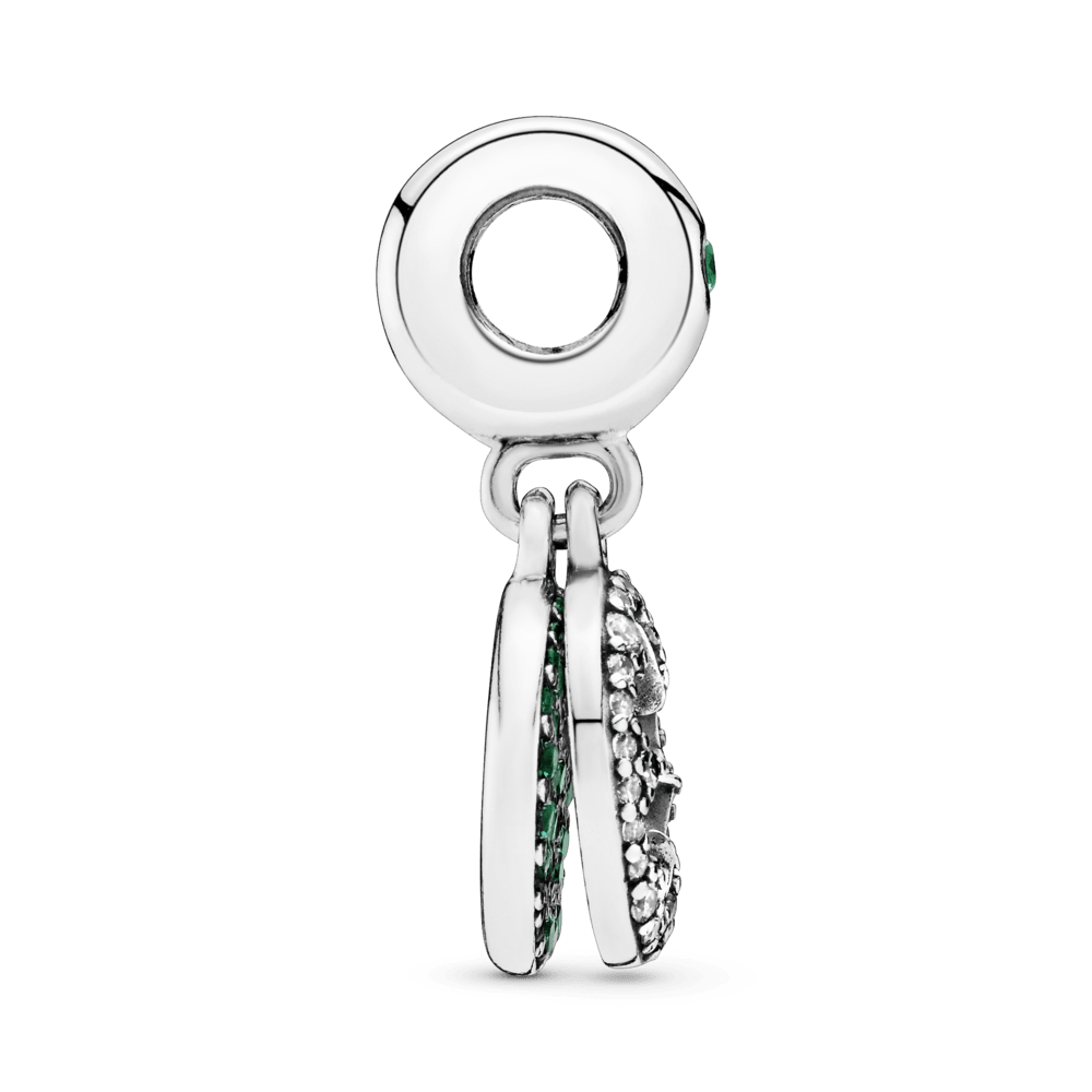 Charm Pendente Quadrifoglio Verde