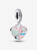 Charm Pendente Romeo & Giulietta da incidere Argento Sterling 925 - CHARM
