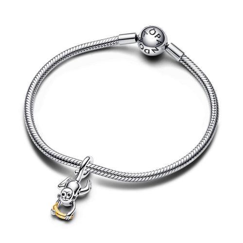 Charm Pendente Scimmietta con Zampe Mobili