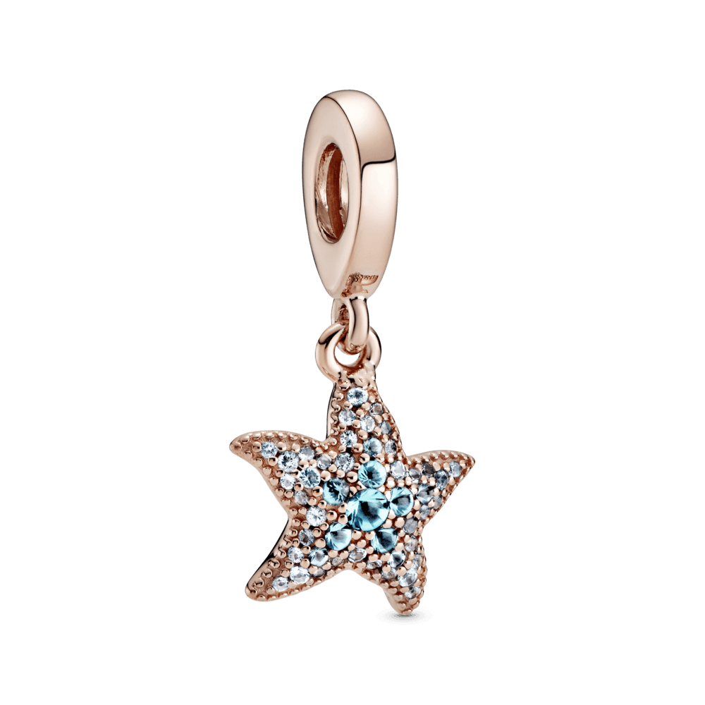Charm Pendente Stella Marina Blu