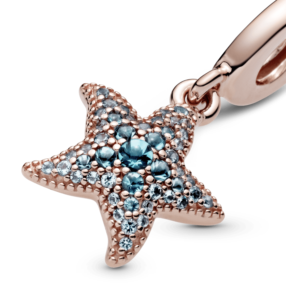 Charm Pendente Stella Marina Blu