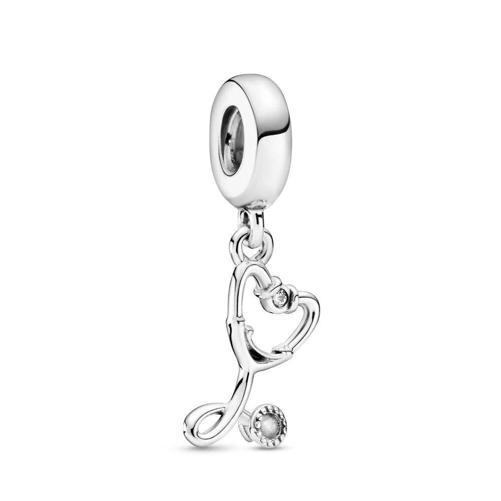 Charm Pendente Stetoscopio Cuore