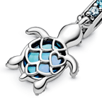 Charm Pendente Tartaruga Marina Vetro di Murano