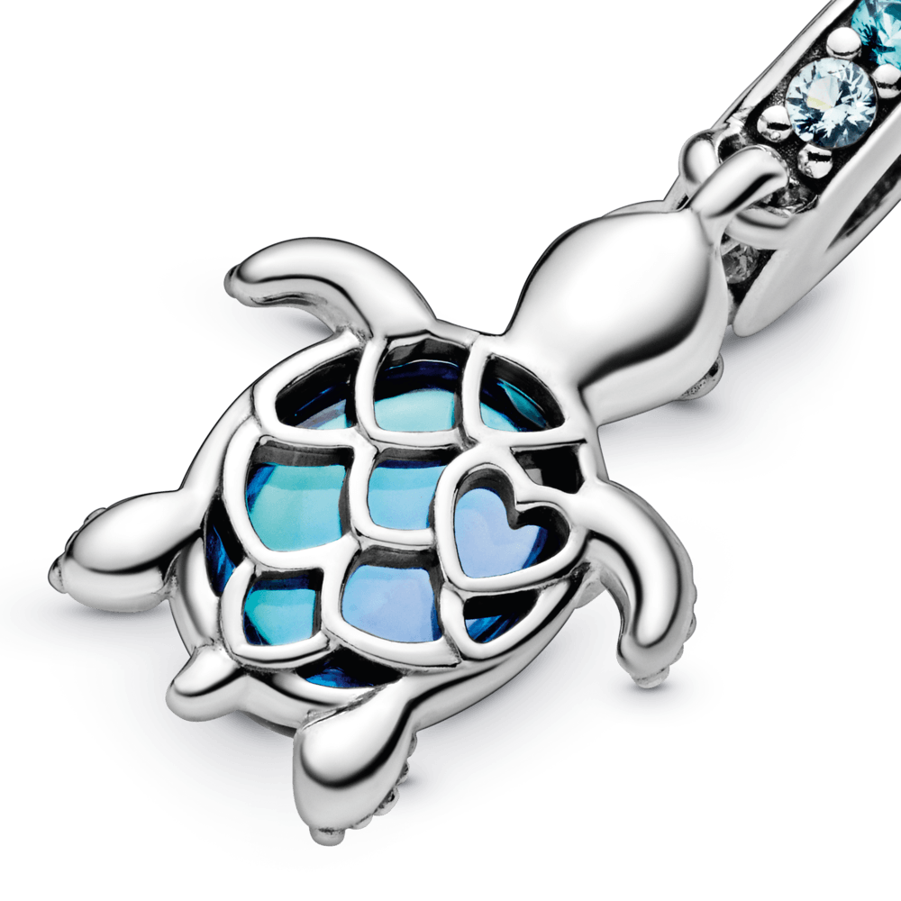 Charm Pendente Tartaruga Marina Vetro di Murano