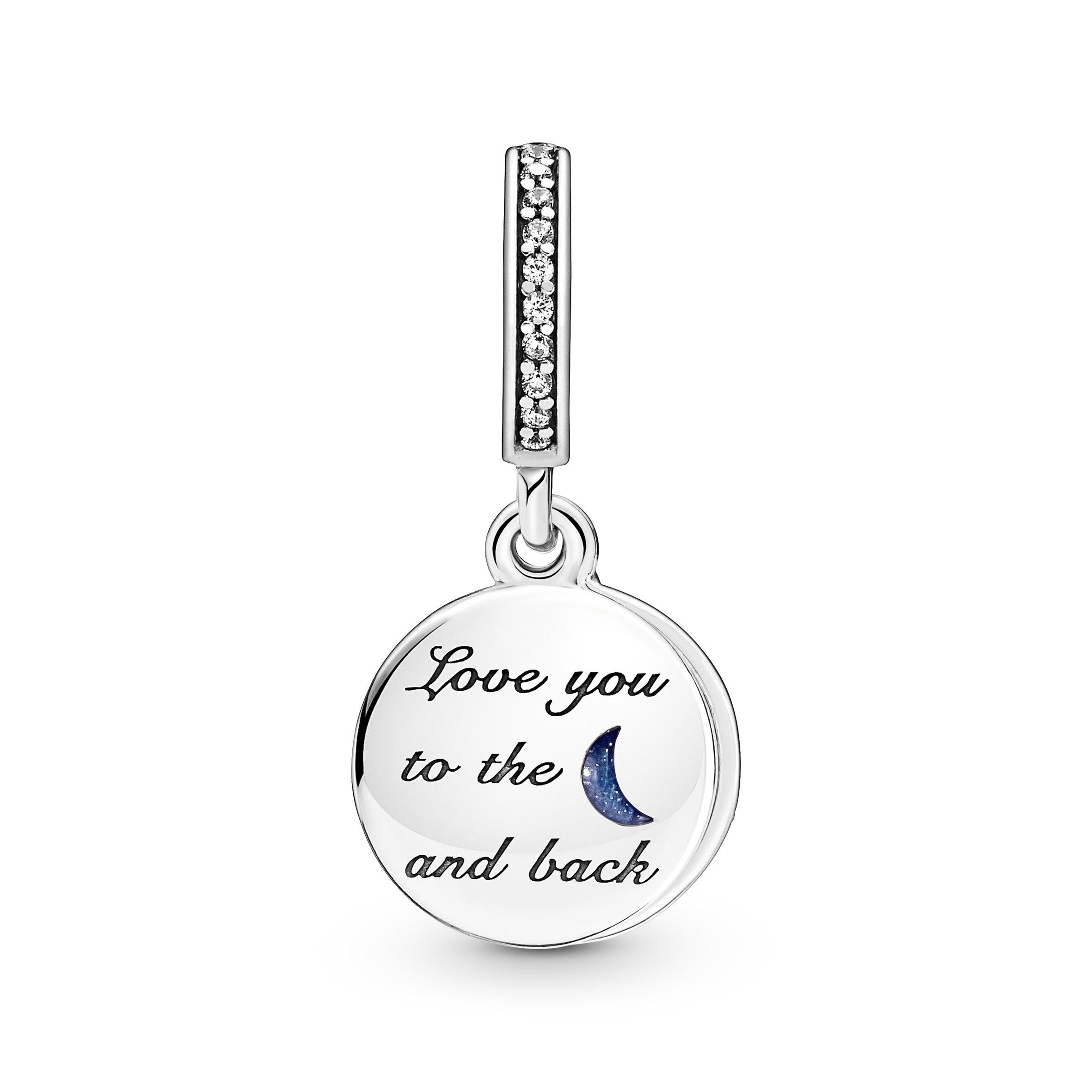 Charm Pendente "To the Moon and Back"