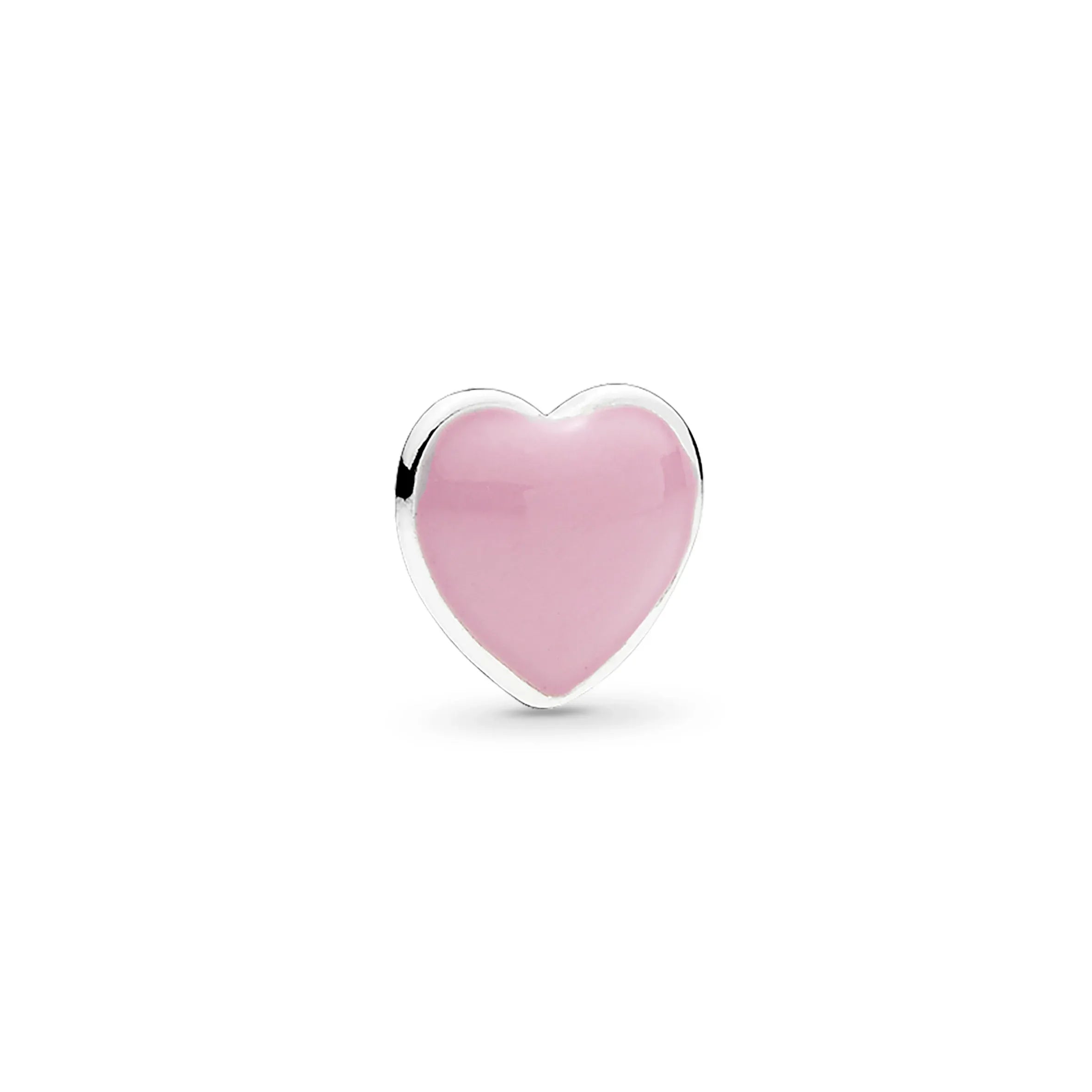 Charm Petite Memories Pandora ’Cuore Rosa’ in Argento e Smalto - CHARM