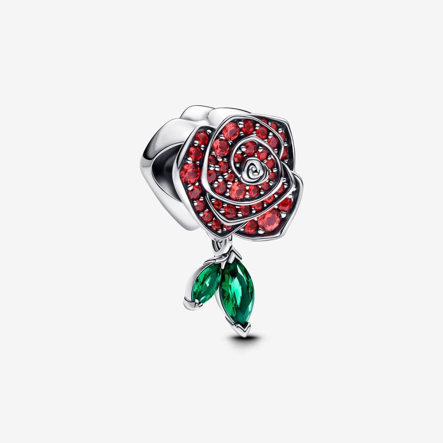 Charm Rosa Scintillante Rossa - CHARM