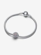 Charm Rosone di Cattedrale da incidere Argento Sterling 925 - CHARM