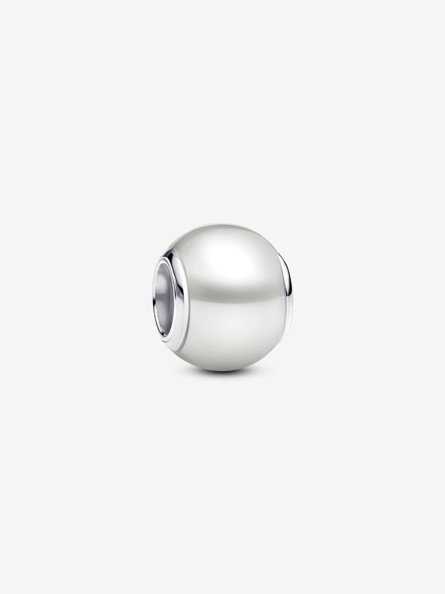 Charm Sfera con Perla Artificiale Argento Sterling 925 - CHARM