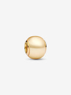 Charm Sfera con Perla Artificiale Placcatura in Oro 14k - CHARM
