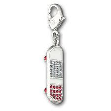 CHARM SKATEBOARD GIOIELLI SWAROVSKI