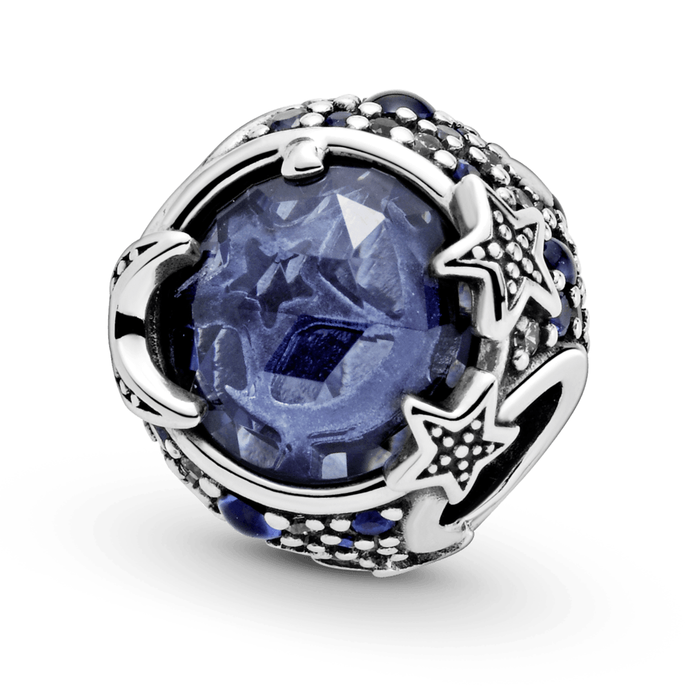 Charm Stelle Scintillanti Blu