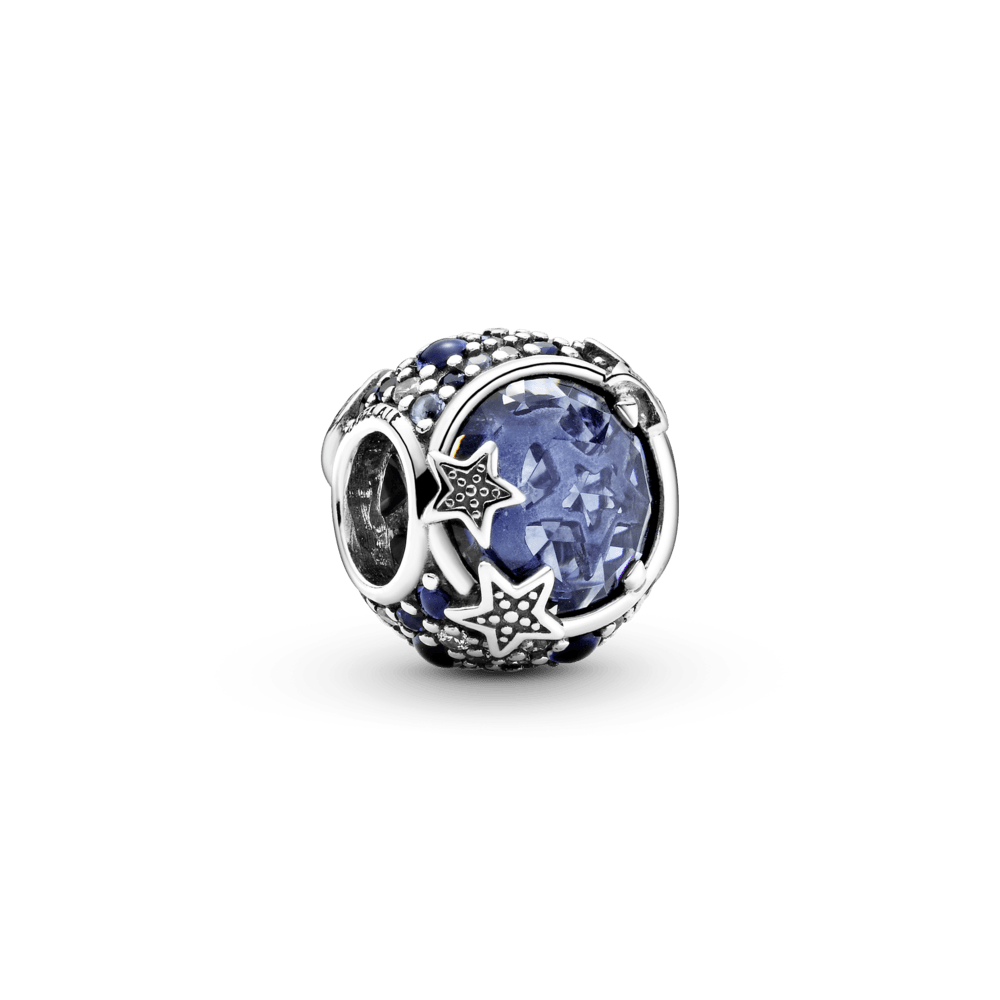 Charm Stelle Scintillanti Blu